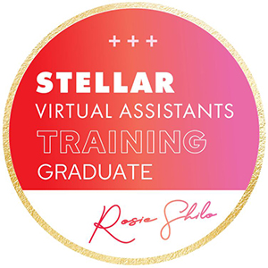 STELLAR Virtual Assistants Training Graduate 